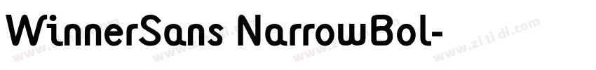 WinnerSans NarrowBol字体转换 WinnerSans NarrowBol字体转换